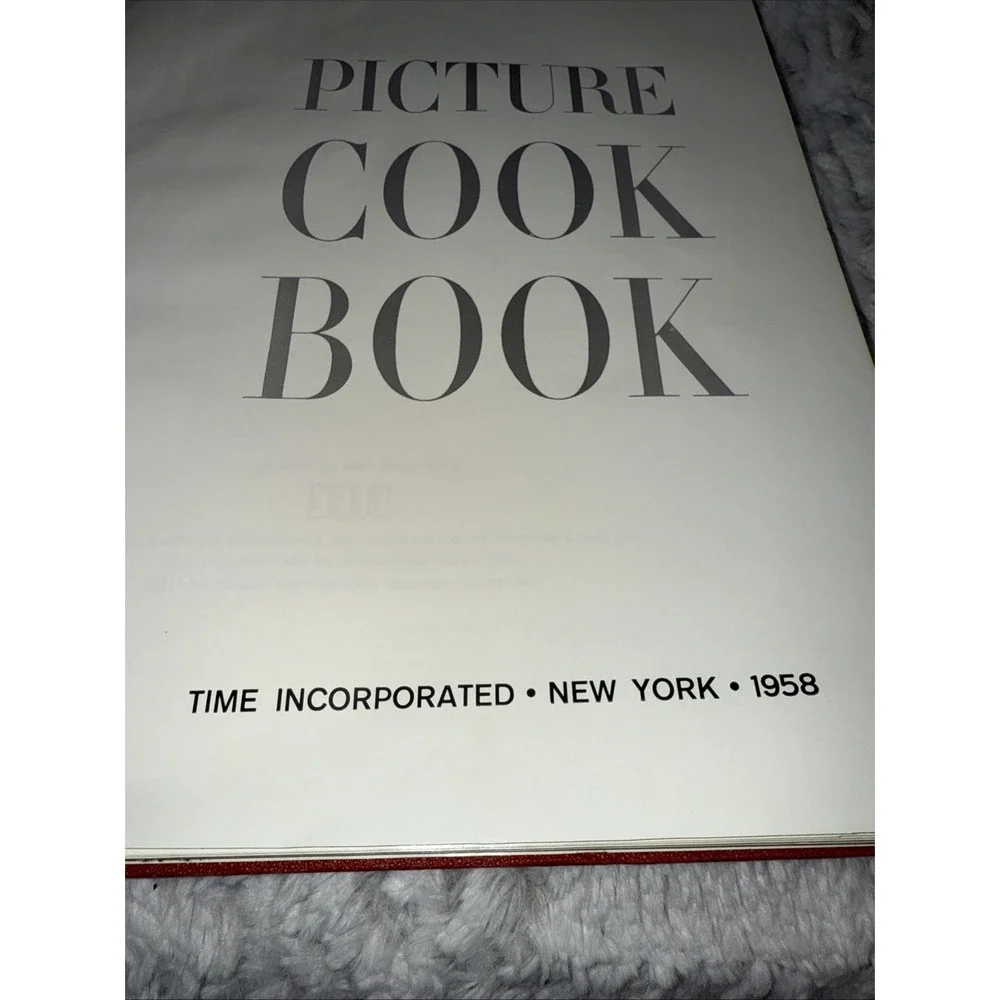 Vintage Time Life Picture‎ Cook Book Circa 1958 Hardback Illustrated 5158